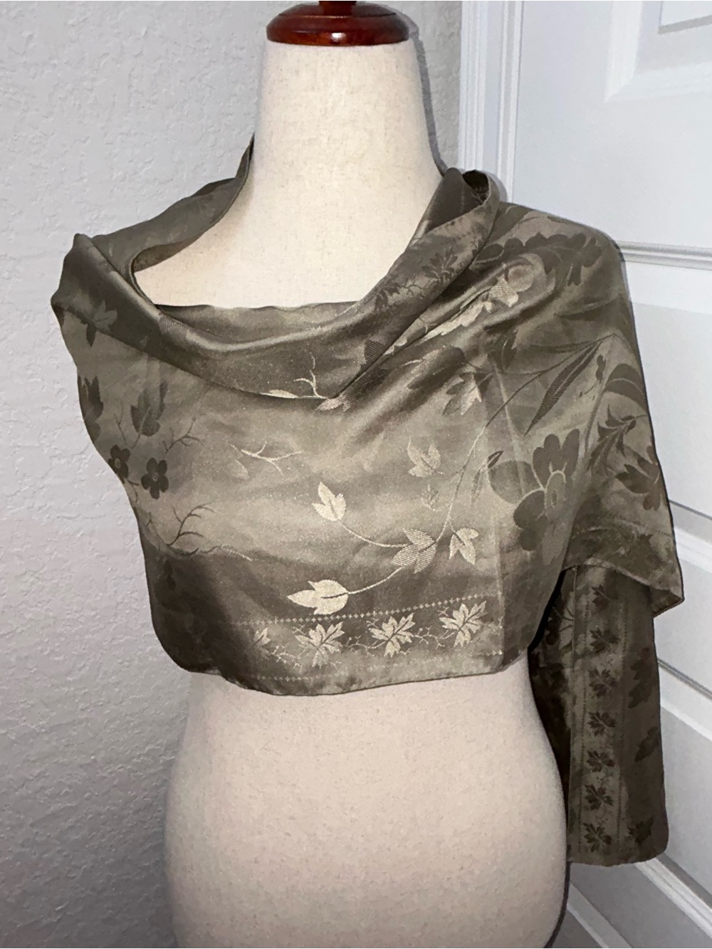 Perry Ellis Vintage 100% Silk Scarf